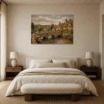 Premium Wall Art Yatay Html Edition – CP-UK-CP-H-005 showcased in an elegant minimalist interior