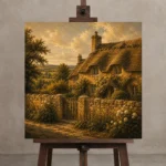 Premium Wall Art Kare Html Edition – CP-UK-CP-S-001 displayed on a studio easel
