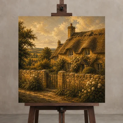 Premium Wall Art Kare Html Edition – CP-UK-CP-S-001 displayed on a studio easel