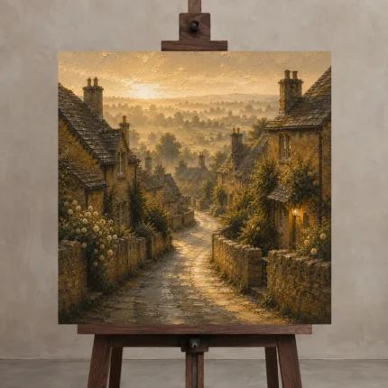 Premium Wall Art Kare Html Edition – CP-UK-CP-S-002 displayed on a studio easel