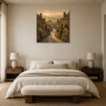 Premium Wall Art Kare Html Edition – CP-UK-CP-S-002 showcased in an elegant minimalist interior