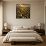 Premium Wall Art Kare Html Edition – CP-UK-CP-S-003 showcased in an elegant minimalist interior