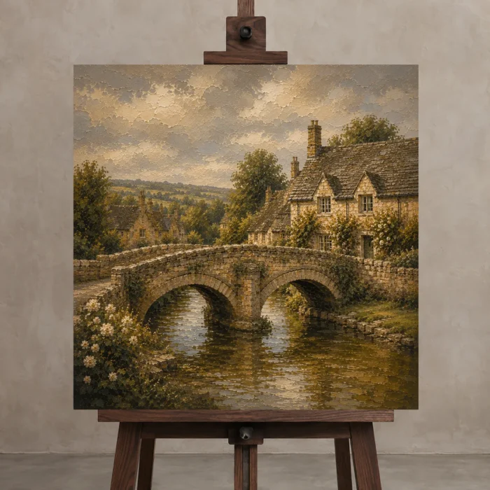 Premium Wall Art Kare Html Edition – CP-UK-CP-S-005 displayed on a studio easel