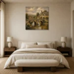 Premium Wall Art Kare Html Edition – CP-UK-CP-S-005 showcased in an elegant minimalist interior