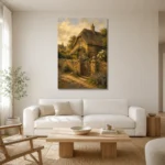 Premium Wall Art Dikey Html Edition – CP-UK-CP-V-001 styled in a refined neutral interior