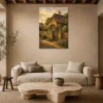 Premium Wall Art Dikey Html Edition – CP-UK-CP-V-001 presented in a sophisticated home setting