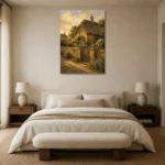 Premium Wall Art Dikey Html Edition – CP-UK-CP-V-001 showcased in an elegant minimalist interior