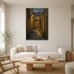 Premium Wall Art Dikey Html Edition – CP-UK-CP-V-004 styled in a refined neutral interior