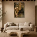Premium Wall Art Dikey Html Edition – CP-UK-CP-V-005 presented in a sophisticated home setting