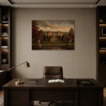 Premium Wall Art Yatay Html Edition – CP-UK-EM-H-001 displayed in a contemporary gallery-inspired room