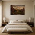 Premium Wall Art Yatay Html Edition – CP-UK-EM-H-001 showcased in an elegant minimalist interior