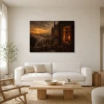 Premium Wall Art Yatay Html Edition – CP-UK-EM-H-002 styled in a refined neutral interior