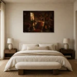 Premium Wall Art Yatay Html Edition – CP-UK-EM-H-003 showcased in an elegant minimalist interior