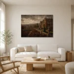 Premium Wall Art Yatay Html Edition – CP-UK-EM-H-005 styled in a refined neutral interior