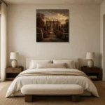 Premium Wall Art Kare Html Edition – CP-UK-EM-S-001 showcased in an elegant minimalist interior