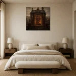 Premium Wall Art Kare Html Edition – CP-UK-EM-S-002 showcased in an elegant minimalist interior