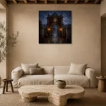 Premium Wall Art Kare Html Edition – CP-UK-EM-S-004 presented in a sophisticated home setting