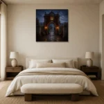 Premium Wall Art Kare Html Edition – CP-UK-EM-S-004 showcased in an elegant minimalist interior