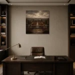 Premium Wall Art Kare Html Edition – CP-UK-EM-S-005 displayed in a contemporary gallery-inspired room