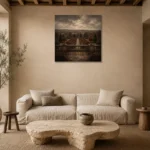 Premium Wall Art Kare Html Edition – CP-UK-EM-S-005 presented in a sophisticated home setting