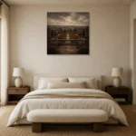 Premium Wall Art Kare Html Edition – CP-UK-EM-S-005 showcased in an elegant minimalist interior