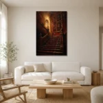 Premium Wall Art Dikey Html Edition – CP-UK-EM-V-003 styled in a refined neutral interior
