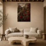 Premium Wall Art Dikey Html Edition – CP-UK-EM-V-005 presented in a sophisticated home setting