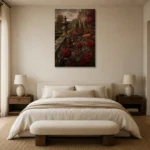 Premium Wall Art Dikey Html Edition – CP-UK-EM-V-005 showcased in an elegant minimalist interior