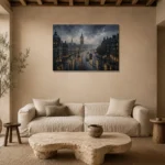 Premium Wall Art Yatay Html Edition – CP-UK-LG-H-002 presented in a sophisticated home setting