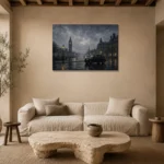 Premium Wall Art Yatay Html Edition – CP-UK-LG-H-005 presented in a sophisticated home setting