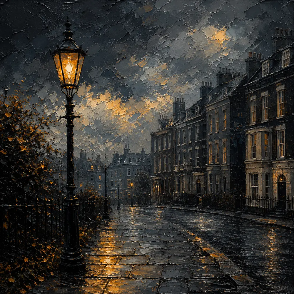Gaslight Study London Wall Art London Gaslight Art Print