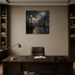 Premium Wall Art Kare Html Edition – CP-UK-LG-S-001 displayed in a contemporary gallery-inspired room