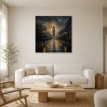 Premium Wall Art Kare Html Edition – CP-UK-LG-S-002 styled in a refined neutral interior