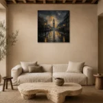 Premium Wall Art Kare Html Edition – CP-UK-LG-S-002 presented in a sophisticated home setting