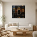 Premium Wall Art Kare Html Edition – CP-UK-LG-S-004 styled in a refined neutral interior