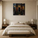 Premium Wall Art Kare Html Edition – CP-UK-LG-S-004 showcased in an elegant minimalist interior