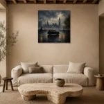 Premium Wall Art Kare Html Edition – CP-UK-LG-S-005 presented in a sophisticated home setting