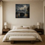 Premium Wall Art Kare Html Edition – CP-UK-LG-S-005 showcased in an elegant minimalist interior