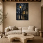 Premium Wall Art Dikey Html Edition – CP-UK-LG-V-001 presented in a sophisticated home setting