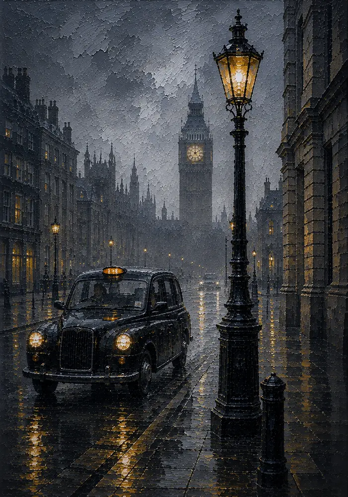 Gaslight Reliquary London Wall Art London Gaslight Art Print