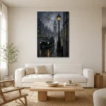 Premium Wall Art Dikey Html Edition – CP-UK-LG-V-005 styled in a refined neutral interior
