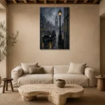 Premium Wall Art Dikey Html Edition – CP-UK-LG-V-005 presented in a sophisticated home setting