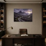 Premium Wall Art Yatay Html Edition – CP-UK-SH-H-002 displayed in a contemporary gallery-inspired room