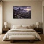 Premium Wall Art Yatay Html Edition – CP-UK-SH-H-002 showcased in an elegant minimalist interior