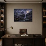 Premium Wall Art Yatay Html Edition – CP-UK-SH-H-004 displayed in a contemporary gallery-inspired room