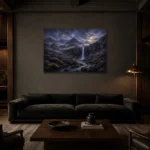 Premium Wall Art Yatay Html Edition – CP-UK-SH-H-004 shown in a warm modern interior