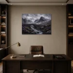 Premium Wall Art Yatay Html Edition – CP-UK-SH-H-005 displayed in a contemporary gallery-inspired room