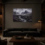 Premium Wall Art Yatay Html Edition – CP-UK-SH-H-005 shown in a warm modern interior