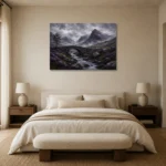 Premium Wall Art Yatay Html Edition – CP-UK-SH-H-005 showcased in an elegant minimalist interior