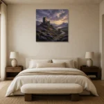 Premium Wall Art Kare Html Edition – CP-UK-SH-S-001 showcased in an elegant minimalist interior